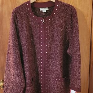 Zippered sweater